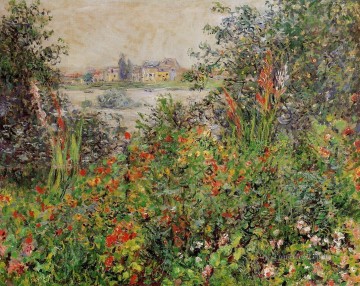 Impressionism Flowers Painting - Flowers at Vetheuil Claude Monet Impressionism Flowers